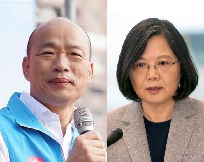 【台最新民调：韩国瑜满意度过半，蔡英文、陈建仁均未达五成】“台湾民意基金会”公布