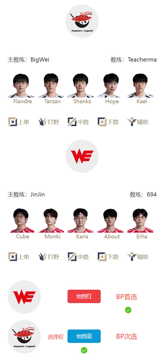 《英雄联盟》LPL第二赛段淘汰赛6月1日赛程：17:00 AL vs WE