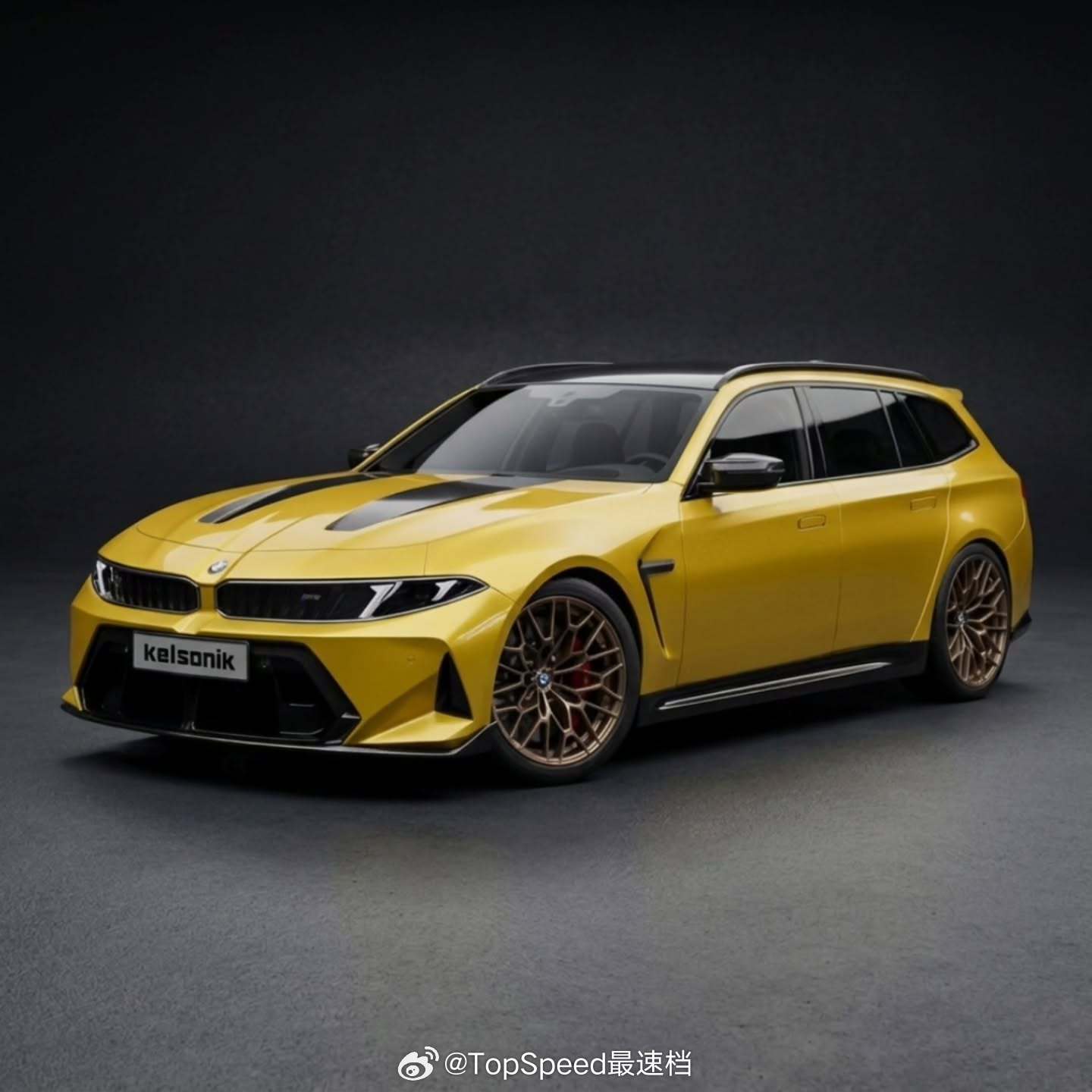 看看全新宝马M3旅行版新世代假想渲染图，相较现款车型，你觉得怎么样大v聊车