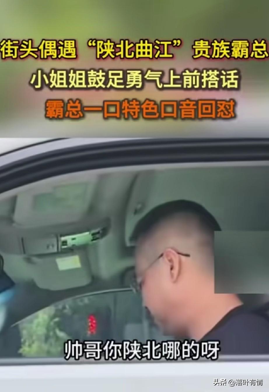 小姐姐开车偶遇陕北贵族霸总，
终于鼓足了勇气向对方要求加微信了，
没想到对方直接