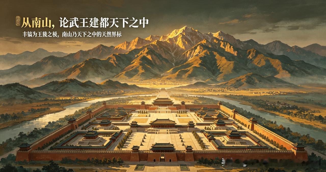 从南山，论武王建都天下之中。

武王克商，定鼎关中，建都丰镐。在周人的地理认知与