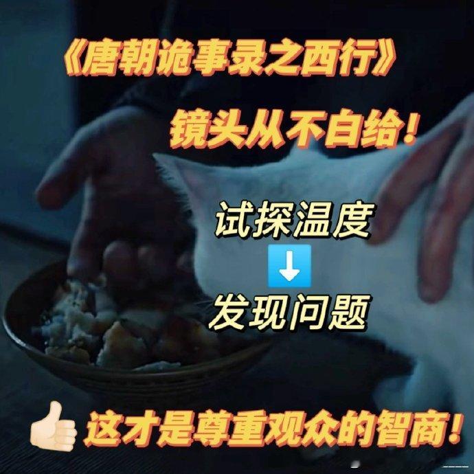 《唐诡西行》凭借精妙的镜头语言，构建出扑朔迷离的案件世界。观众在欣赏视觉盛宴时，