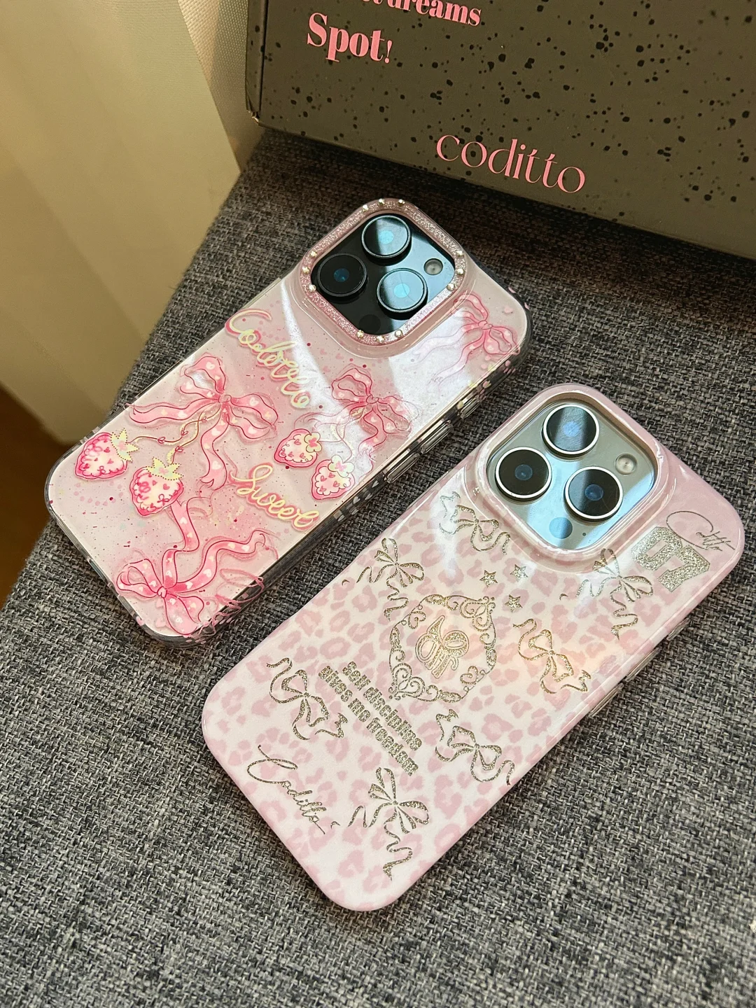 很喜欢的4款ins风氛围感粉色手机壳耶！！！
