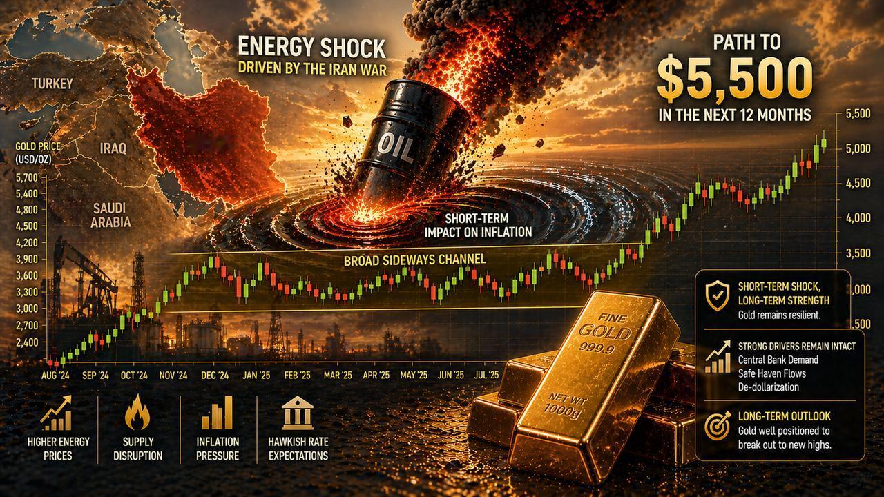 东方汇理认为，未来12个月黄金仍有上涨至5500美元的潜力。

东方汇理资产管理