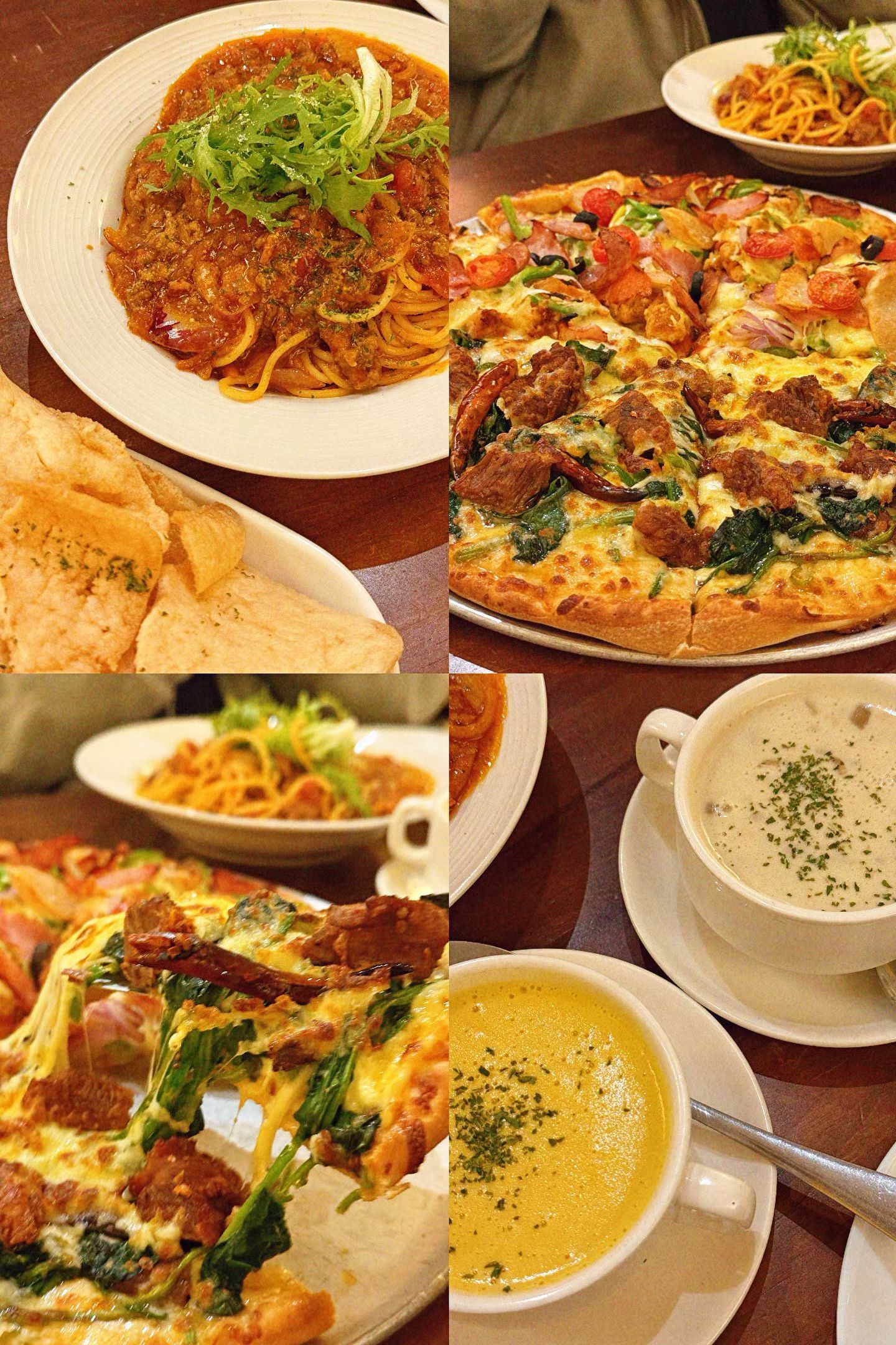 石家庄｜安徽牛肉板面披萨CP，真香了！第一口就被征服！饼底韧韧的，铺满板面灵魂卤