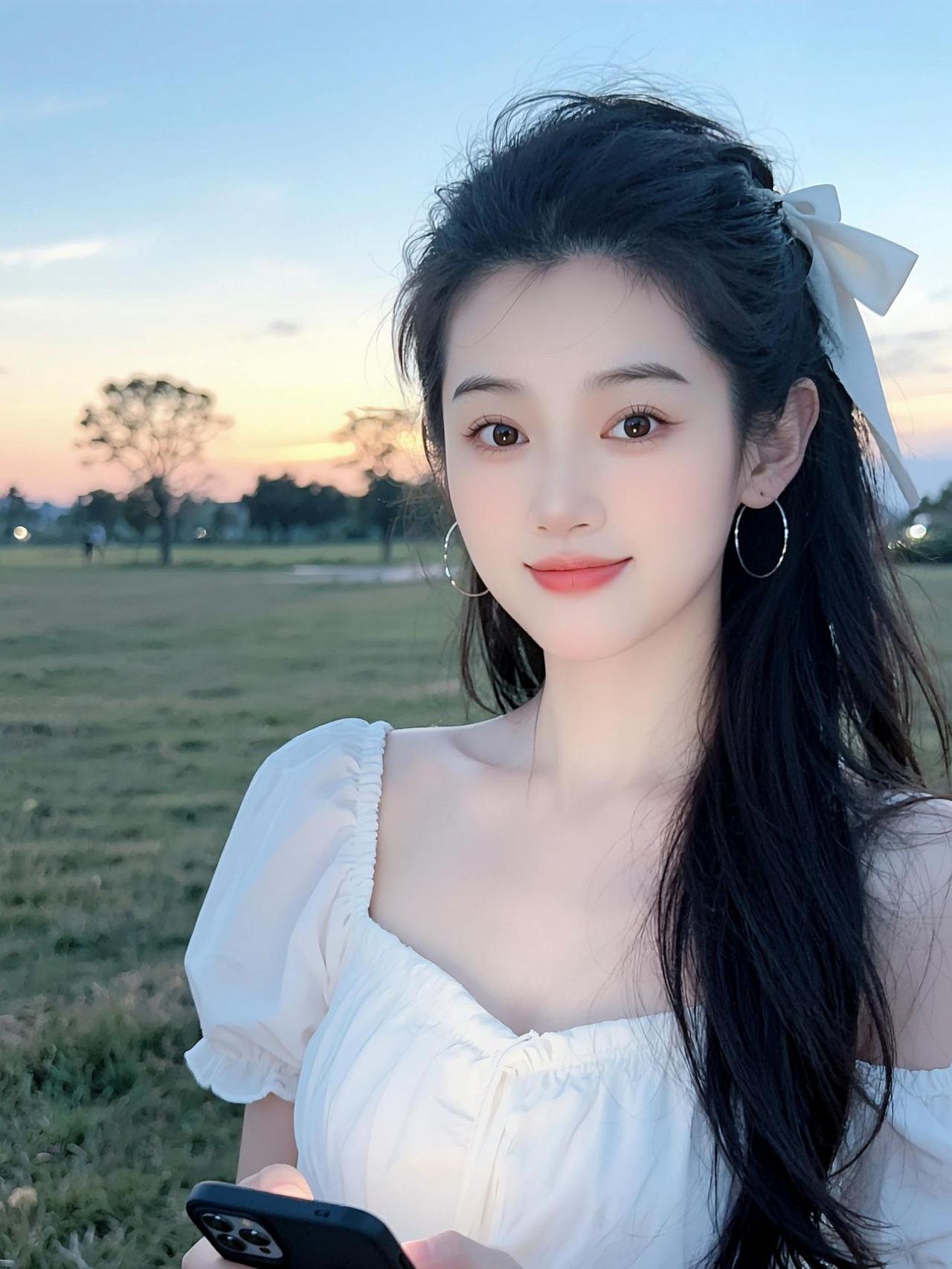 AI草地逆光自拍 抖音ai创作 抖音玩法合伙人计划。