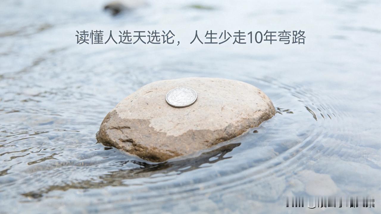 读懂人选天选论，你的人生少走10年弯路
 
人生所有迷茫，不过是没看清人选、祸、