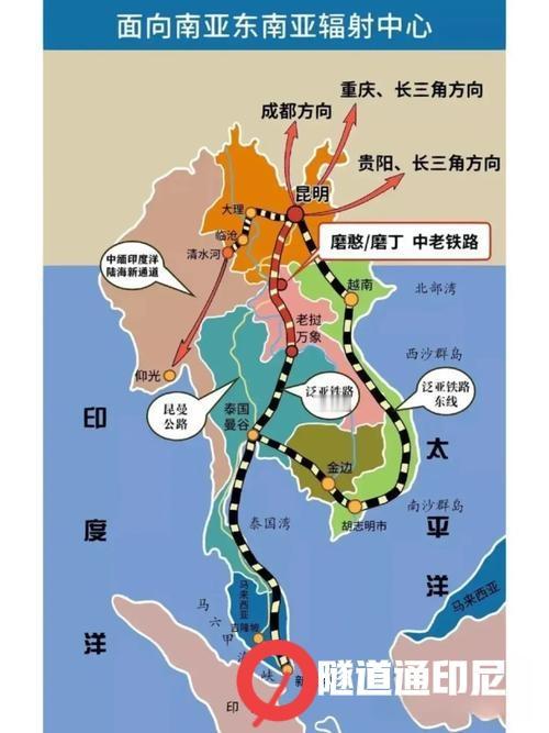 东南亚的铁路规划可以再远一些，跨过马六甲海峡直通印尼会更好！！！