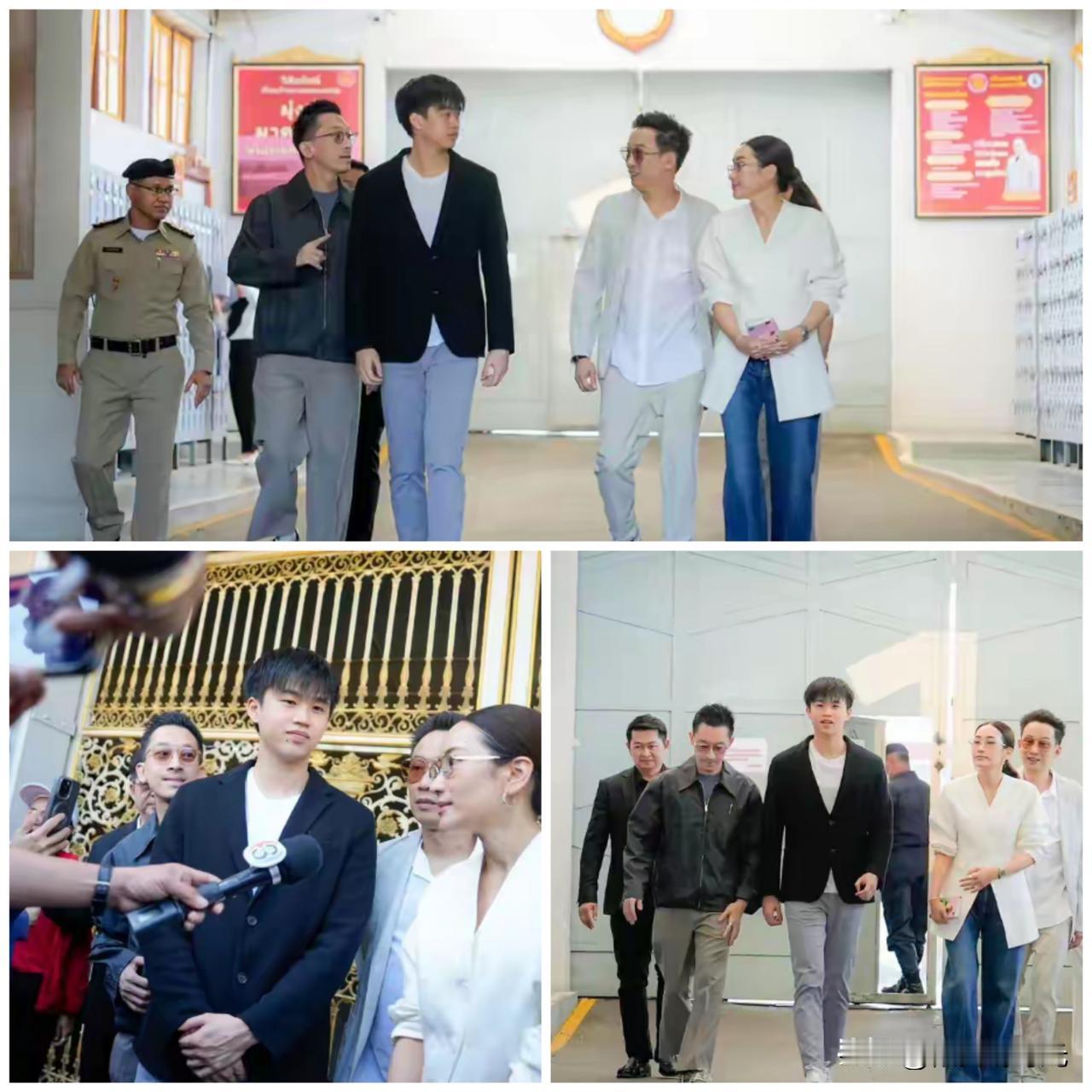 果然不出所料，泰国前总理英拉终于派遣自己的儿子23岁的素帕赛，前往监狱探视他信了