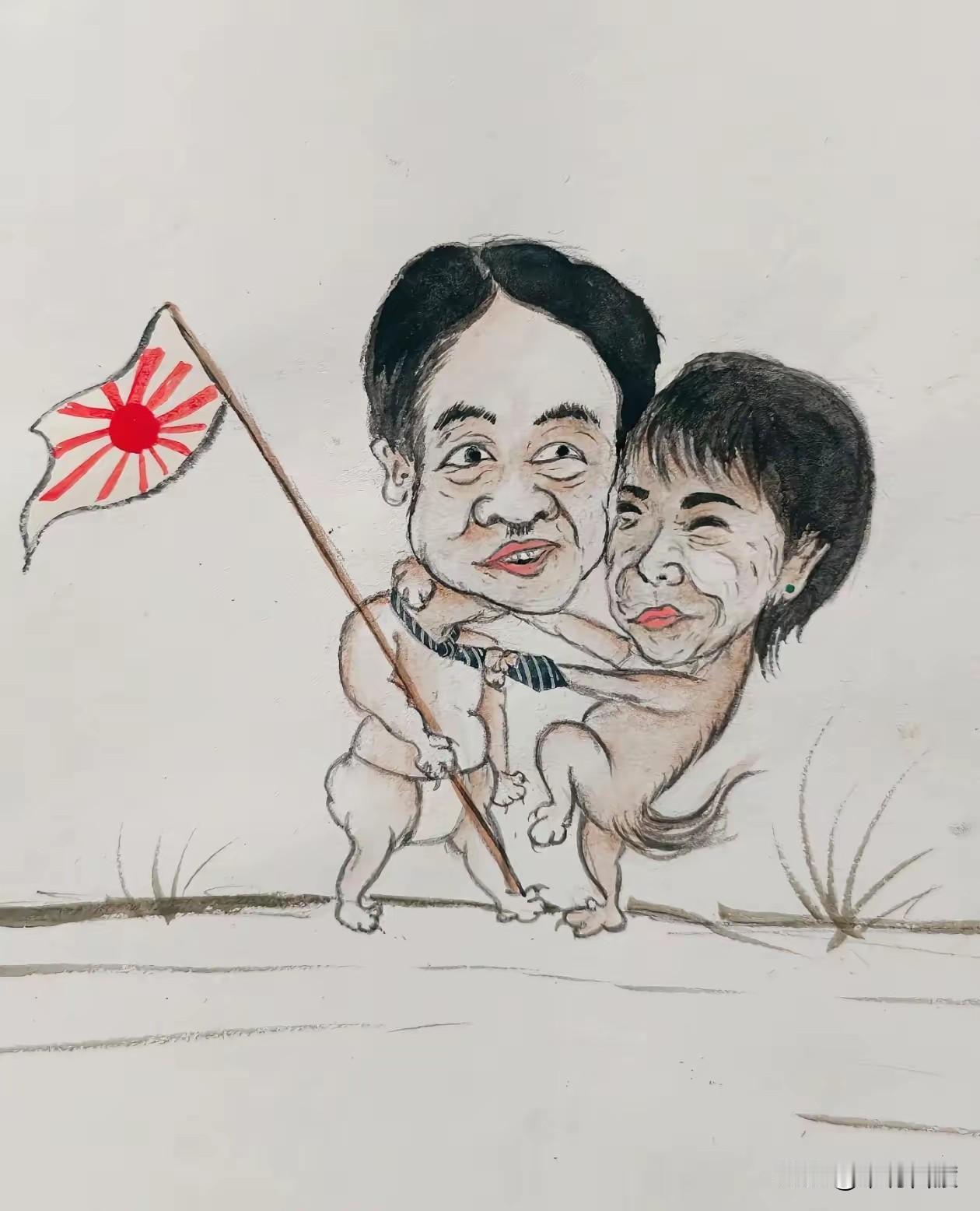 只不过是他和他的“小干妈”都是白日做梦。