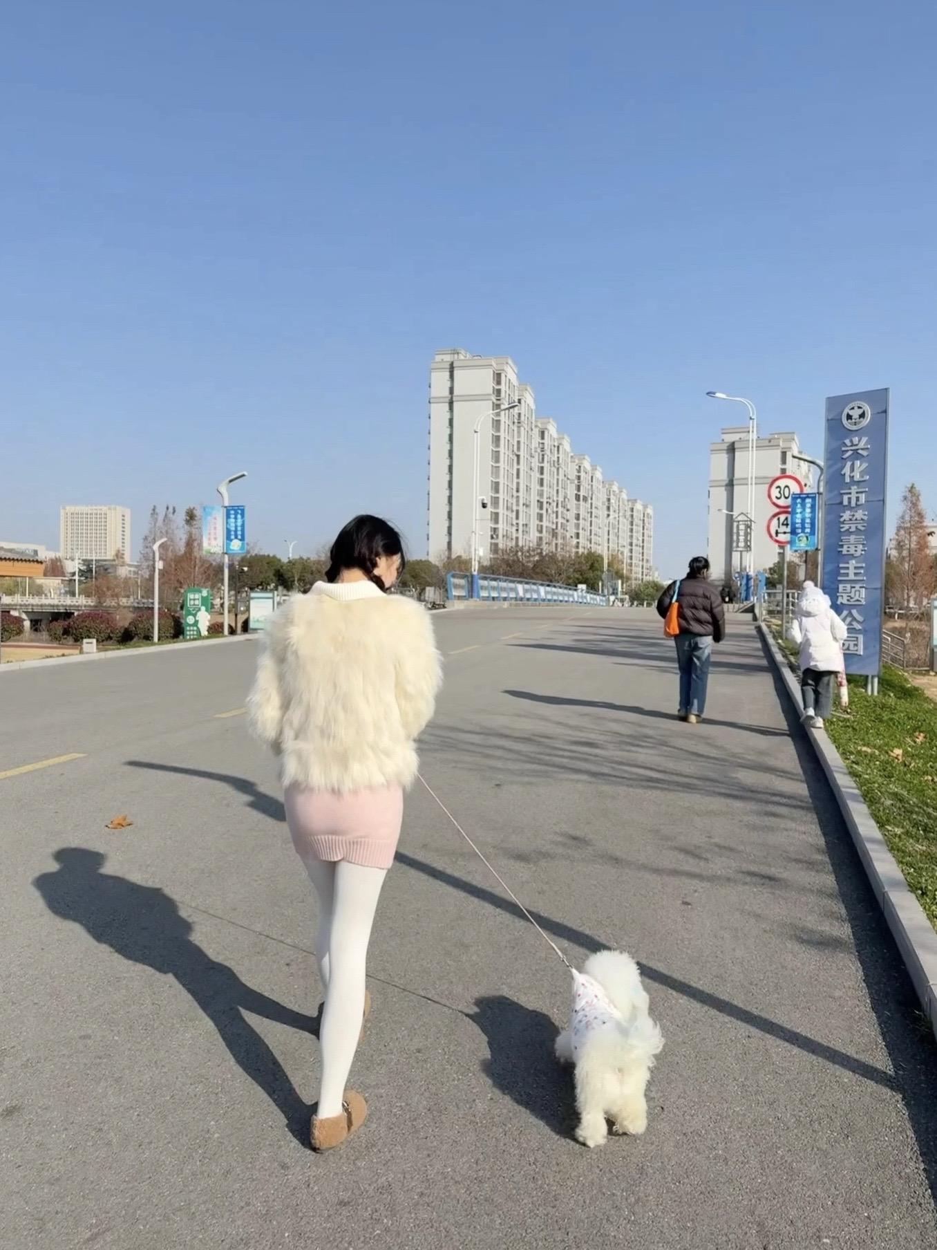 天冷了最惨的还是我们这种遛狗人