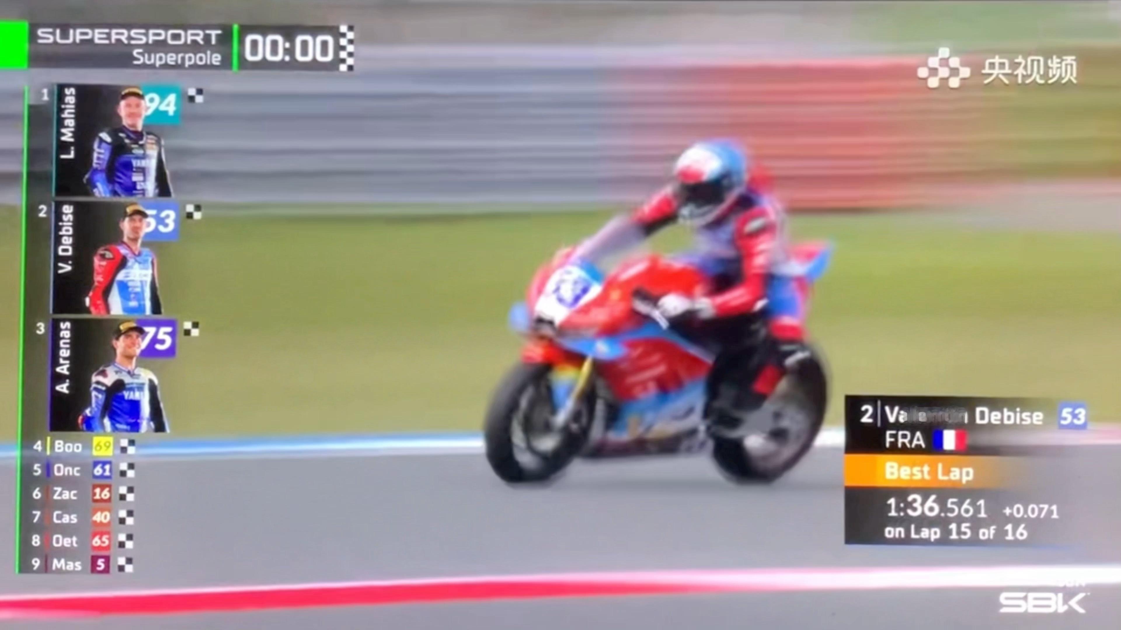 张雪机车杆位赛第2名牛了bro张雪机车夺得超级杆位赛第二名张雪机车