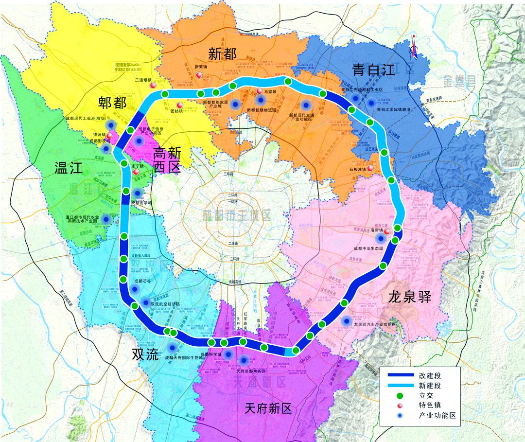 成都五环路进展如何五环分段加速，力争二七年全线闭环