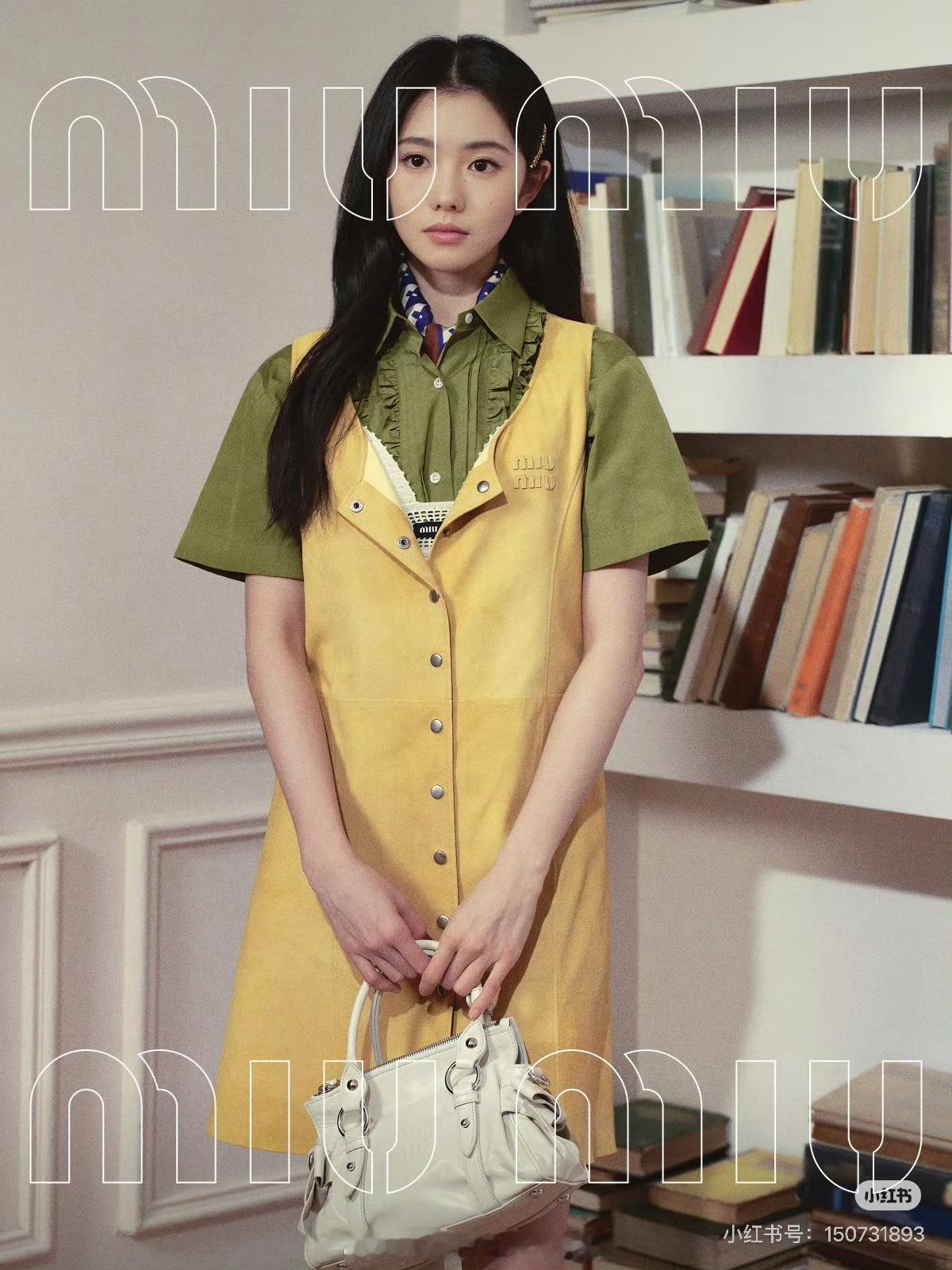 miumiu物料，拍的最好的居然是李庚希另外两个都捯饬的不年轻 