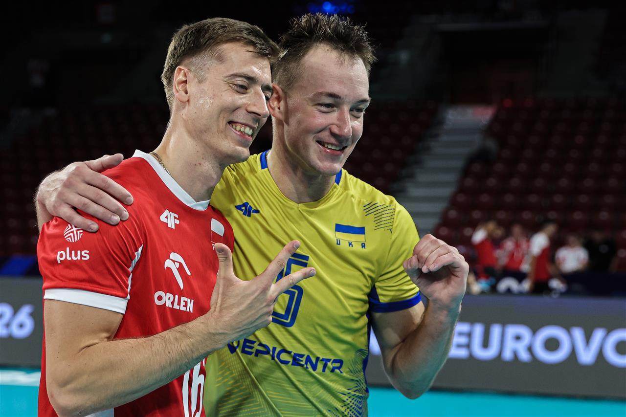 -【2026年男排欧锦赛小组赛-B组】波兰🇵🇱3-0零封乌克兰🇺🇦，取得