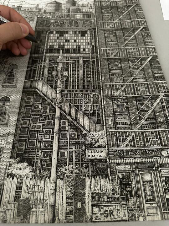 有这样用绘画在速写本上记录的宝宝吗？