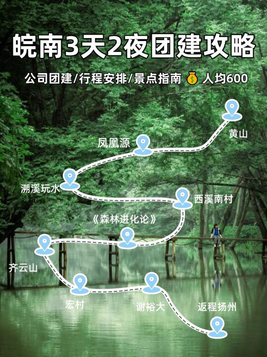 梅雨季和皖南太适配了❗3天2晚团建攻略🌿