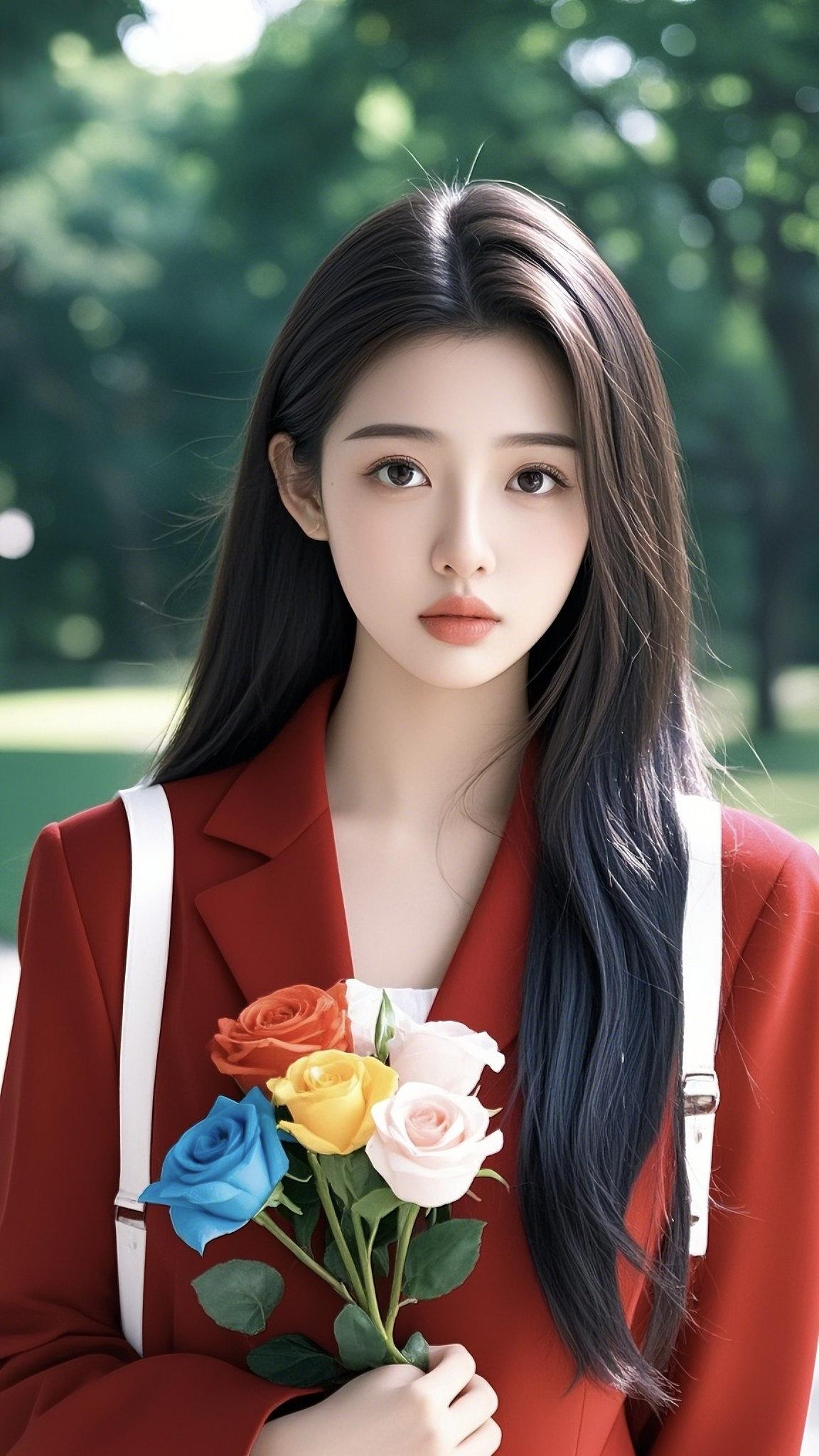 纯天然美女系列心❤️有砰砰跳得感觉麽