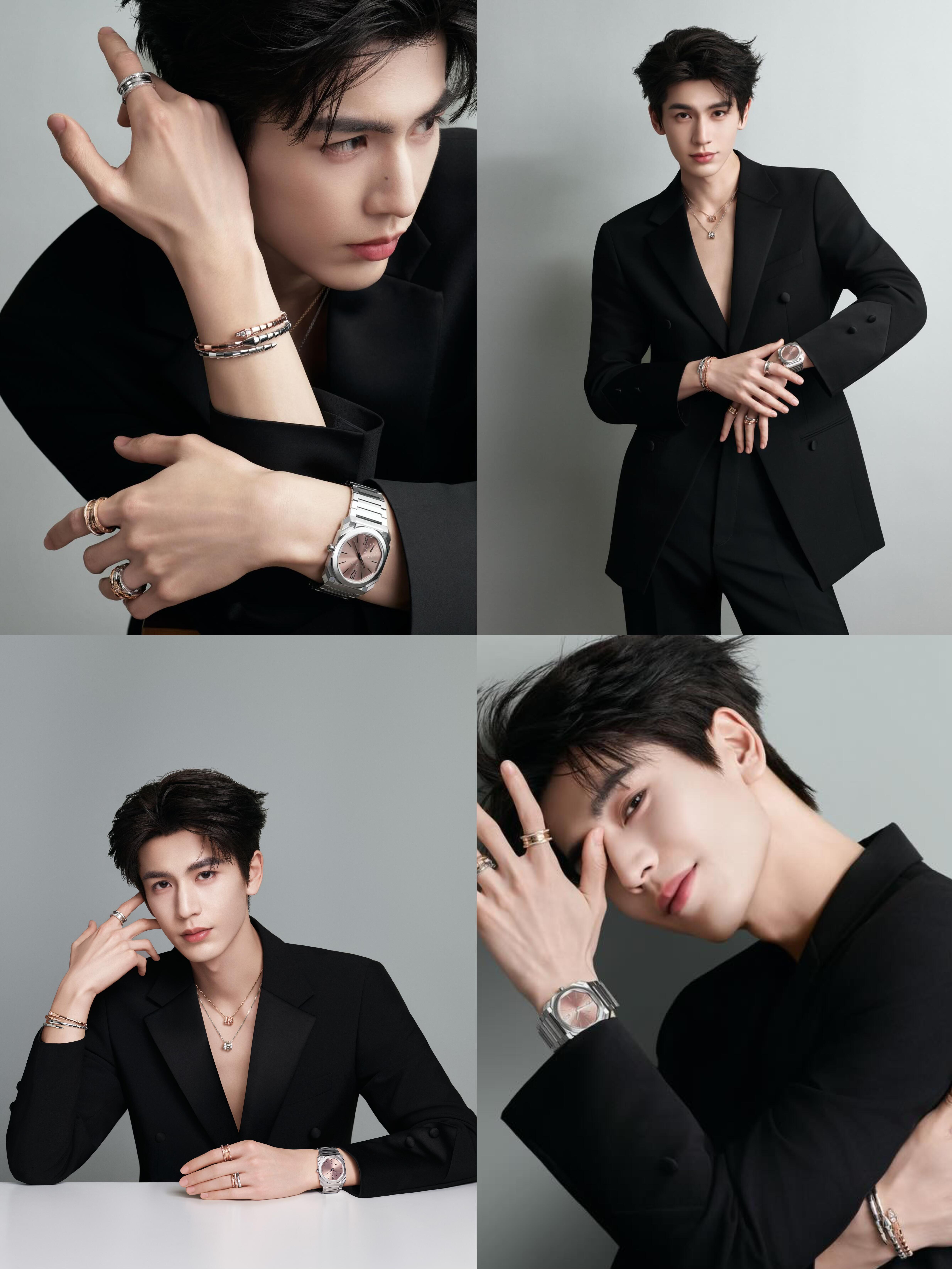 张凌赫宝格丽官宣张凌赫宝格丽品牌大使张凌赫正式上线！咱哥的气质和高奢珠宝契合度直