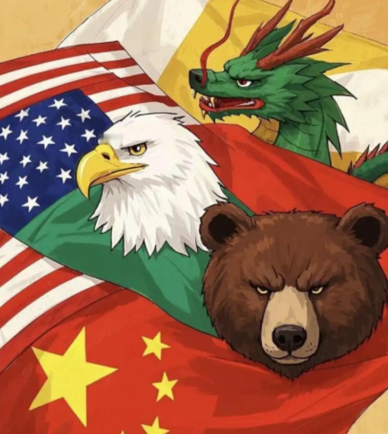 为什么美国不和俄罗斯联手，一起针对中国？


说实话这纯属痴人说梦的想法！

这