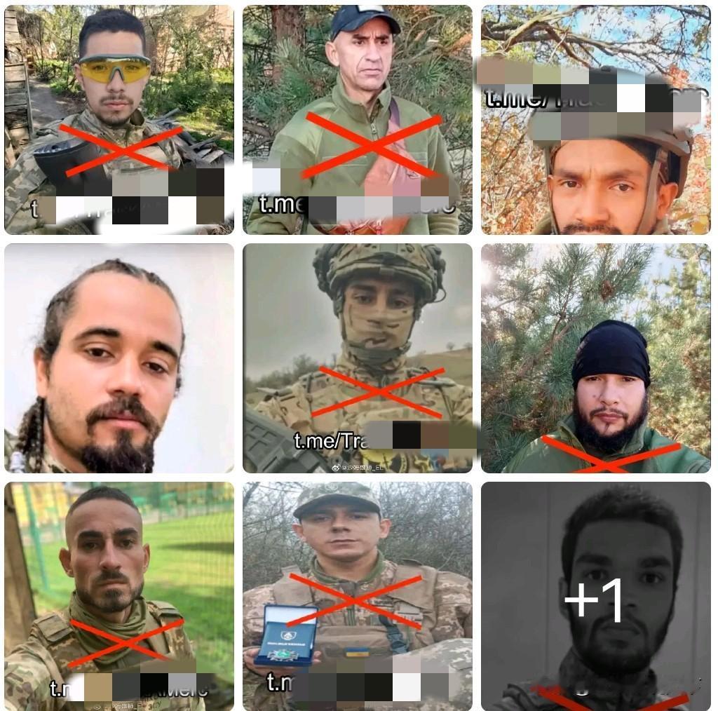 乌克兰军队中的精锐外籍雇佣兵，又被俄军消灭了十名，他们都来自不同国家！5个哥伦比