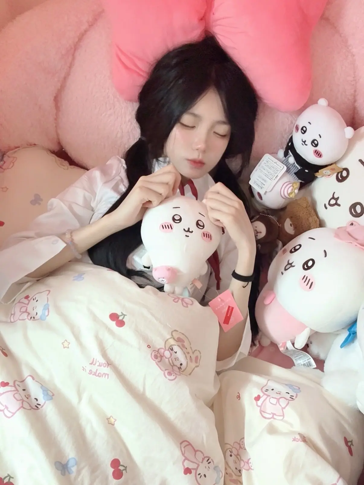 你的晚安太难等了 我要睡觉觉了