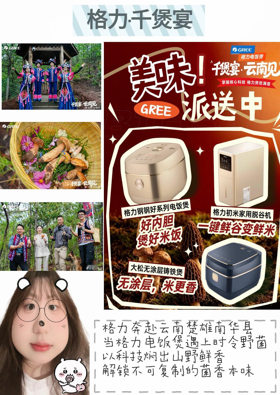 我的菌子之交  格力千煲宴·云南见✨把云南山野菌香焖进锅里谁能拒绝一整个雨季的云