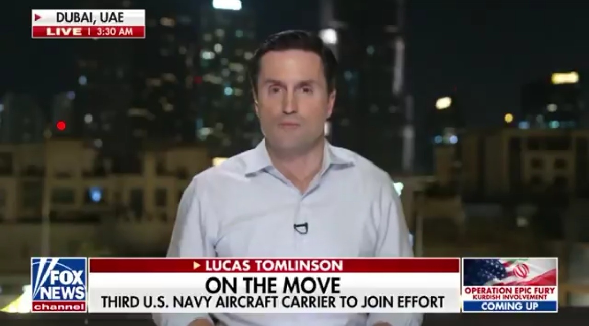 🔻FOX新闻报道，布什号航空母舰即将启程前往中东，加入对伊朗的打击行动。🔻布