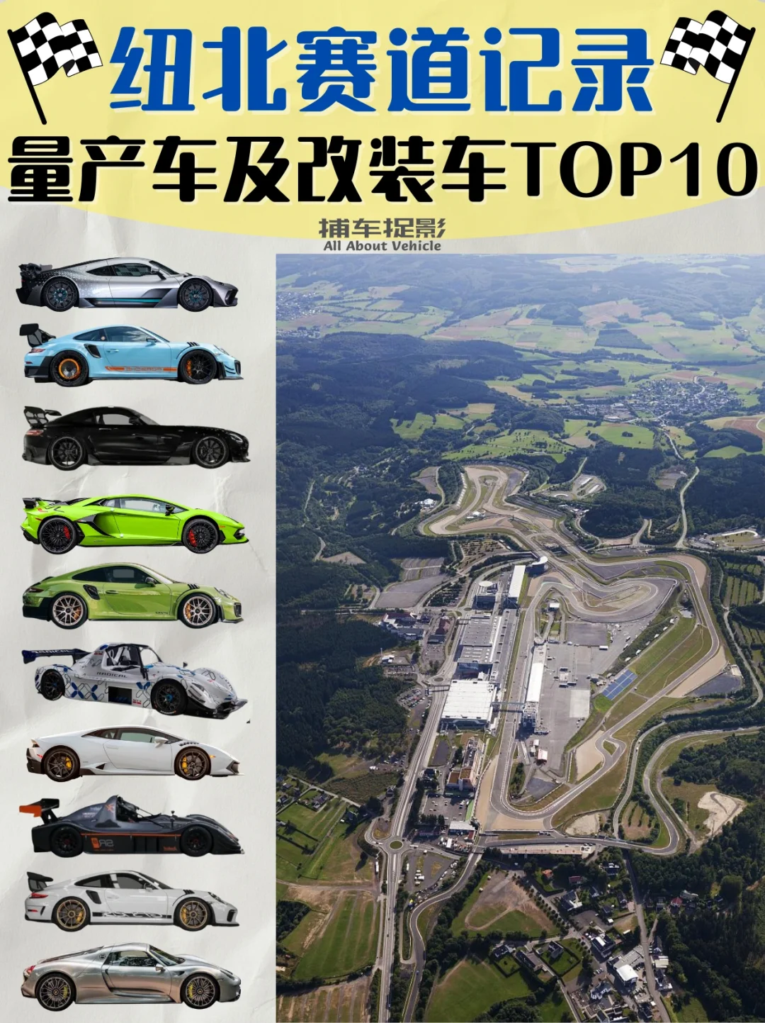 🏁纽北最速记录｜量产及改装TOP10
