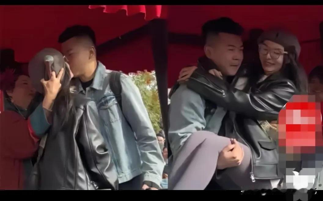 在开封王婆说媒现场，一个奇怪的现象引起了大家的注意：都是年轻女孩主动排队相亲，男