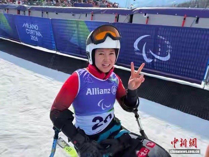 米兰冬残奥会：旗手刘思彤再获一铜刘思彤纪立家米兰冬残奥会开幕式旗手体育 意大利科