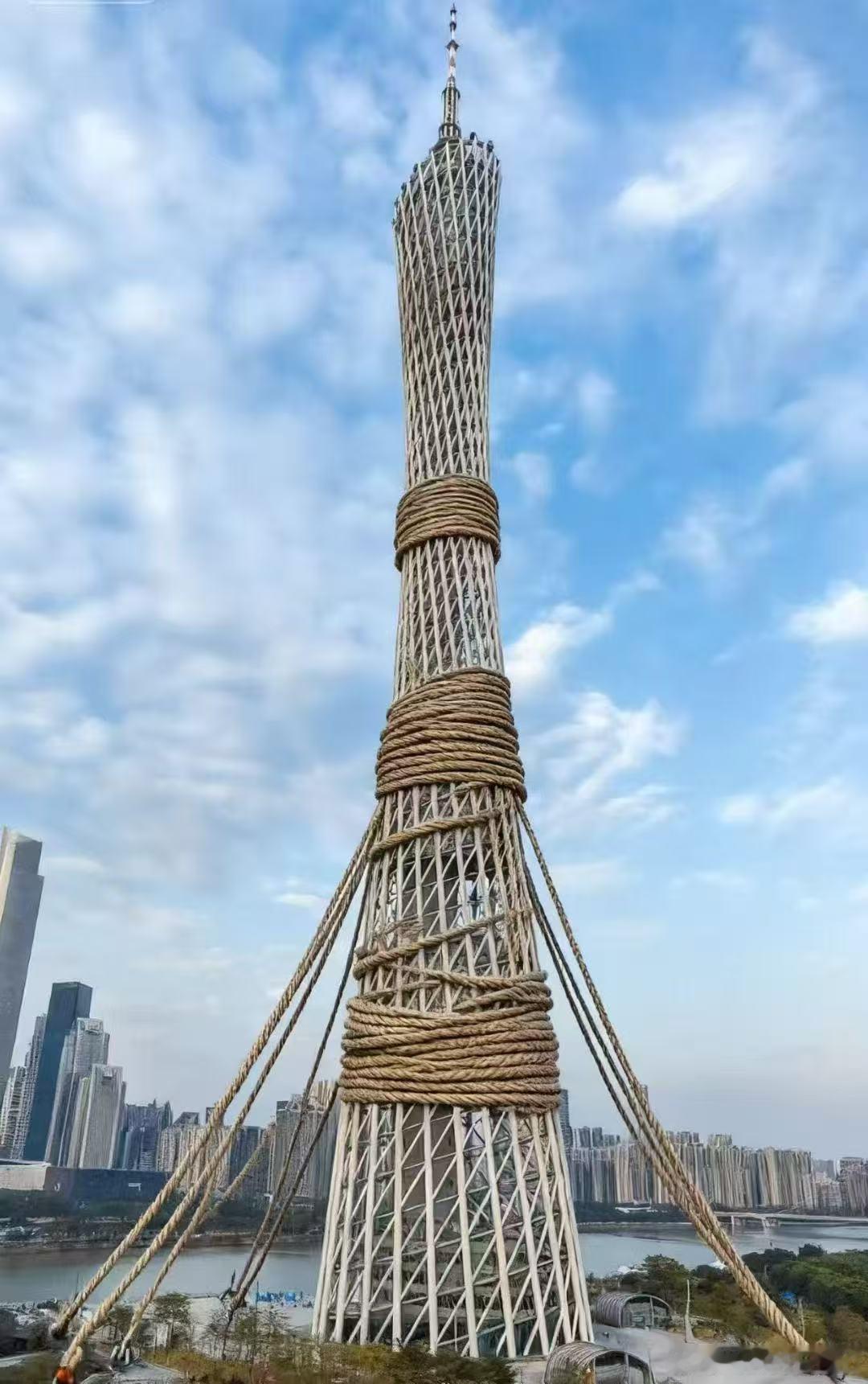 广州人是在担心台风把广州塔吹到上海来吗桦加沙 ​​​