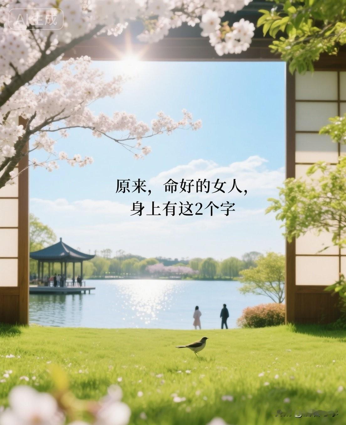 原来，命好的女人，身上有这2个字

你有没有发现，身边有些女人，明明条件一般，却