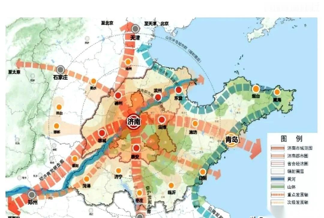 有人扔给我一份济南的2028年规划，看完第一反应不是激动，是有点发蒙。
这不是修