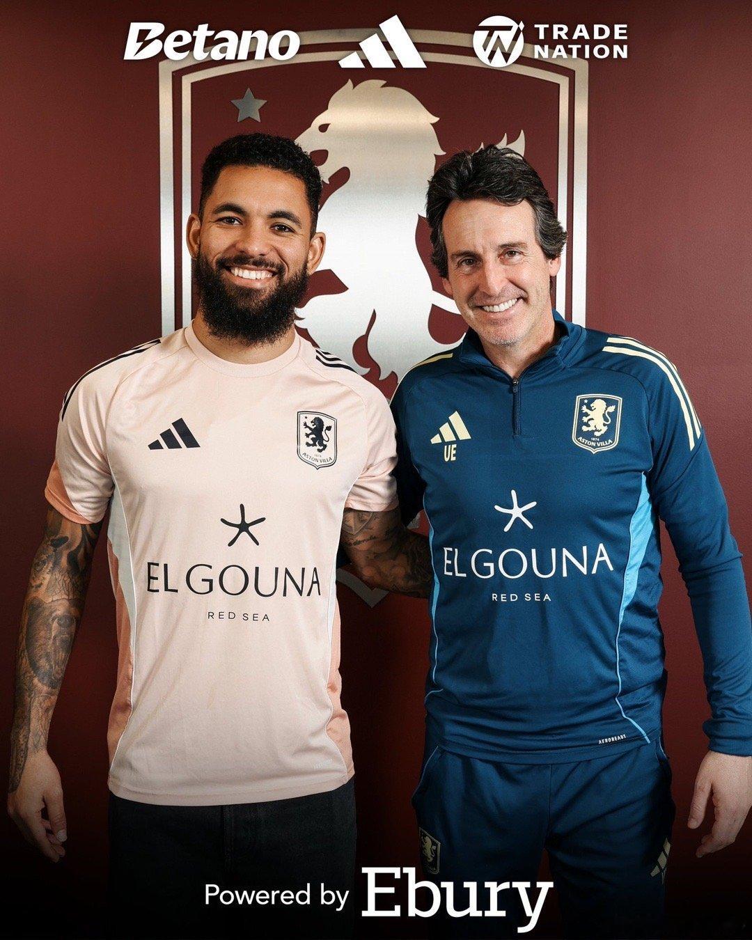 官宣：道格拉斯·路易斯转租至阿斯顿维拉。半个赛季的租借费用为200万欧元，阿斯顿