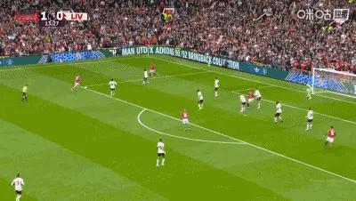15分钟2球！曼联2-0利物浦！！可惜B费第一脚传中没捞到助攻，再顶一下还是不算