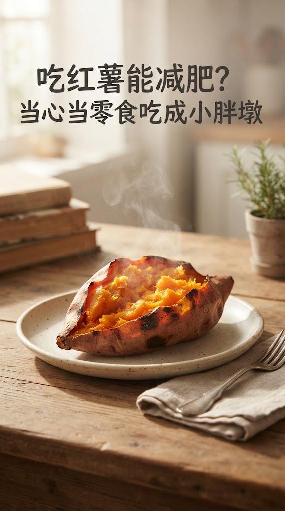 吃红薯能减肥？当心当零食吃成小胖墩

红薯作为优质的粗粮代表，膳食纤维满满，确实