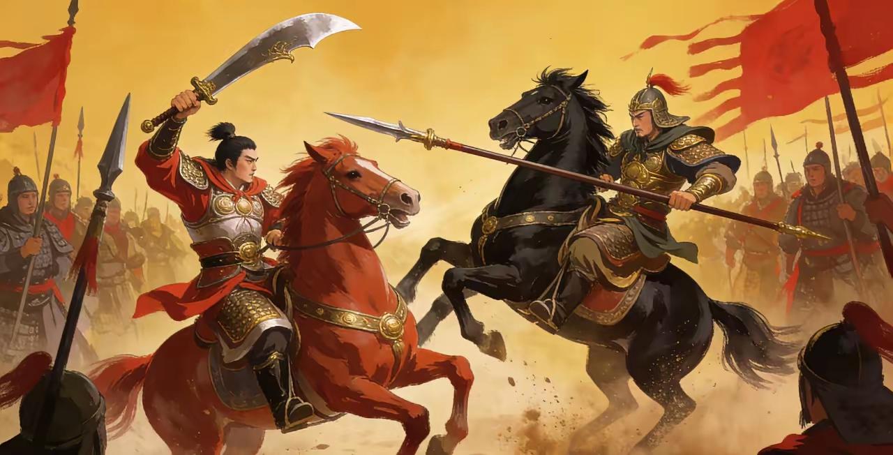 王双连杀两员蜀将，说：“赵云已经死了，蜀中再无人是我的对手！”这时，一将杀来，喊