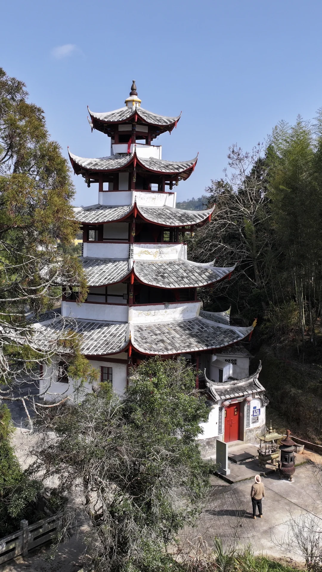 福建竟然有木塔～为了看它我开了4小时的车