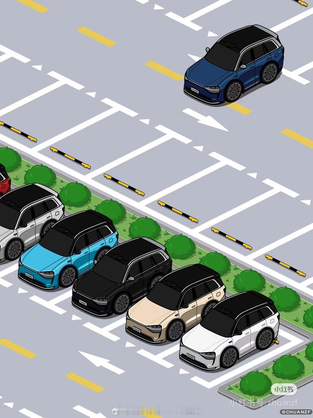 #SUV[超话]# 哈哈哈可爱的问界小车模型建模​​​