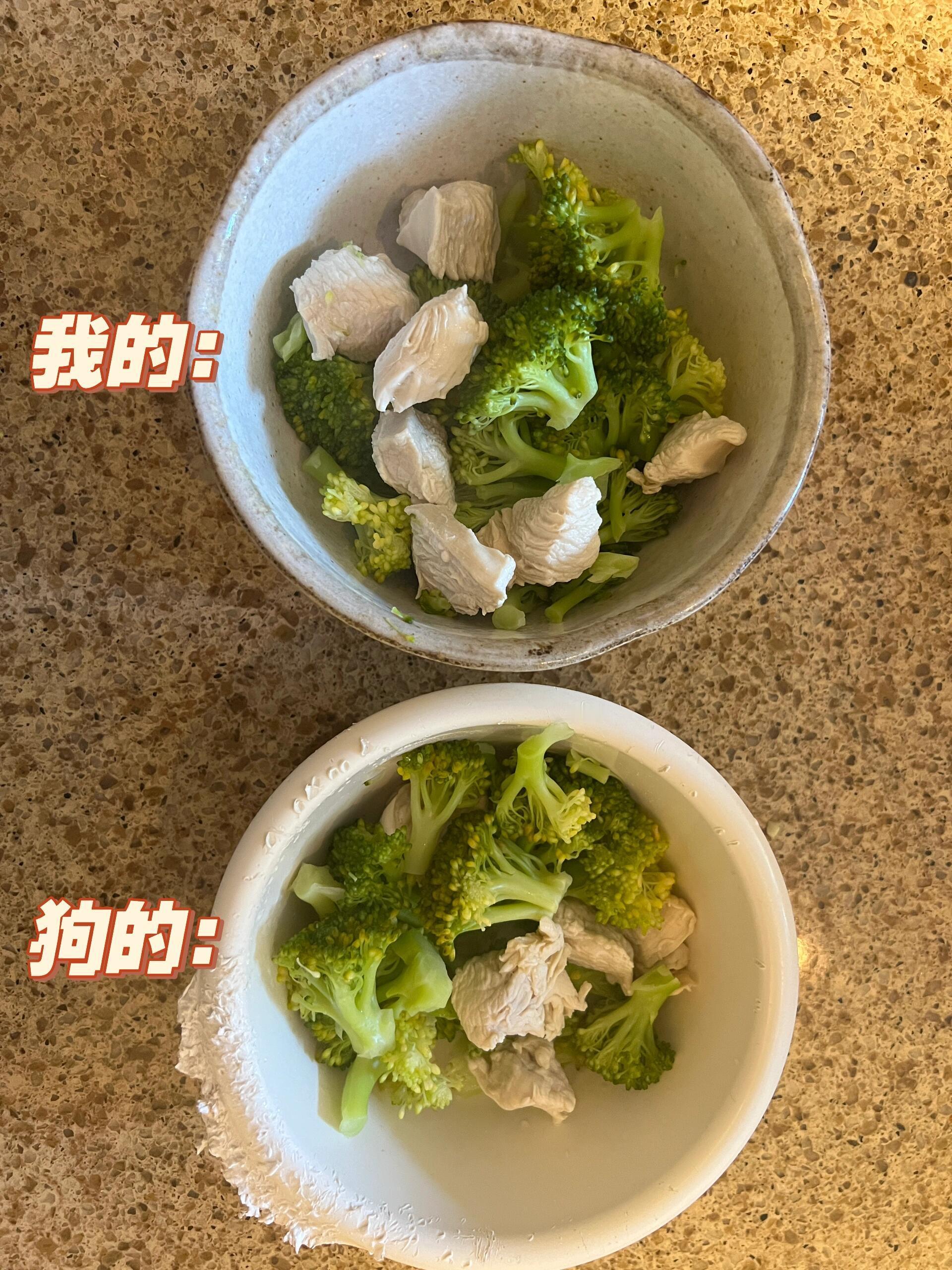 减脂期的饭VS狗饭[doge] ​​​