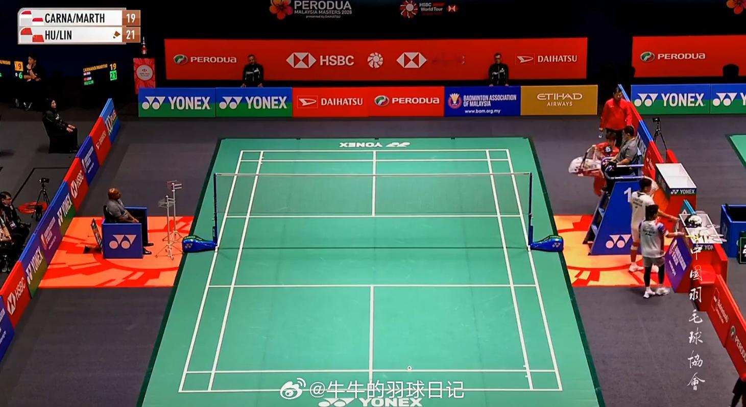 男双 1/16赛 卡尔南多/马丁 19-21 胡珂源/林祥毅拿下第一局！2026