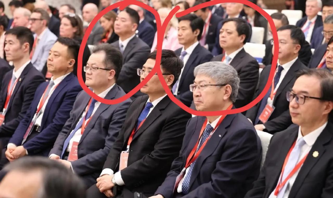 北京这次中英企交流会，
有个很有意思的事，
那就是，两个千亿总裁，
一个雷军，一