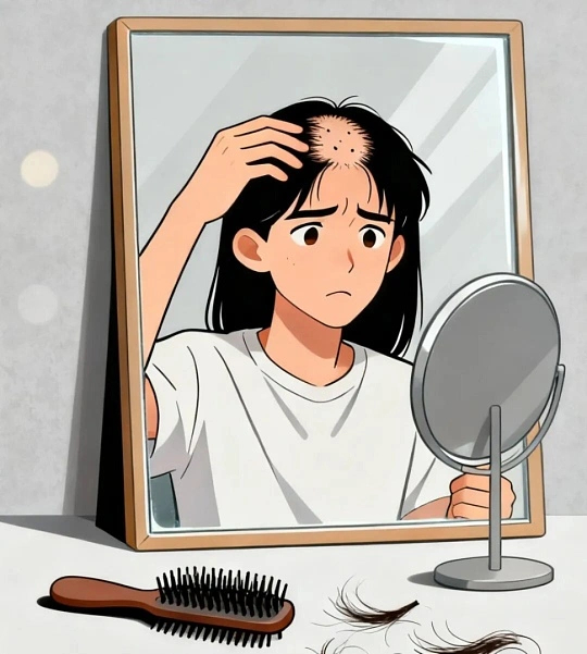 这样的脱发留意心血管问题如果你的脱发是头顶头发越来越稀、发际线后移明显，同时伴随