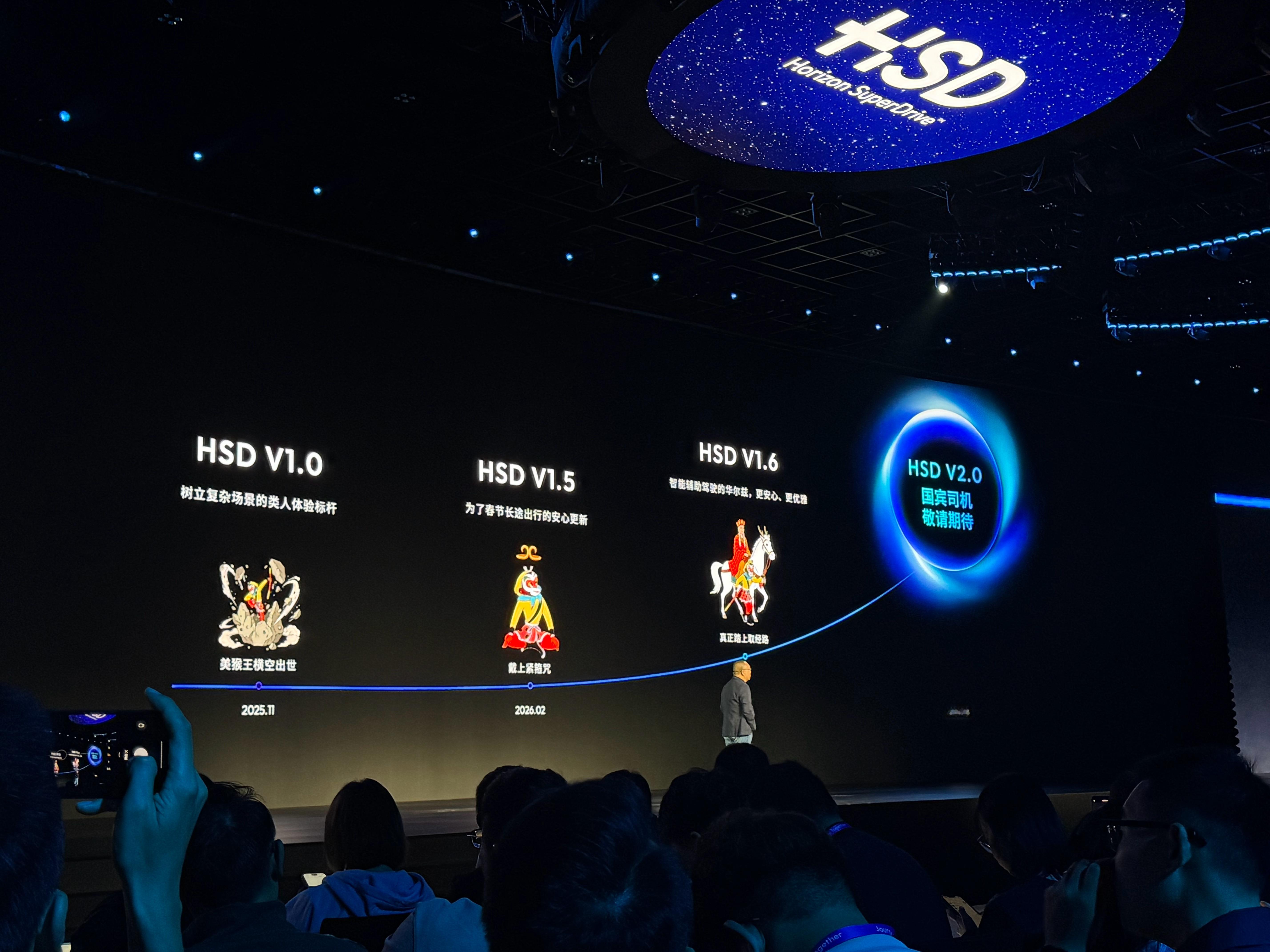 地平线给 HAD 三个版本的定位。—— V1.0 是美猴王出世，提供复杂场景的类