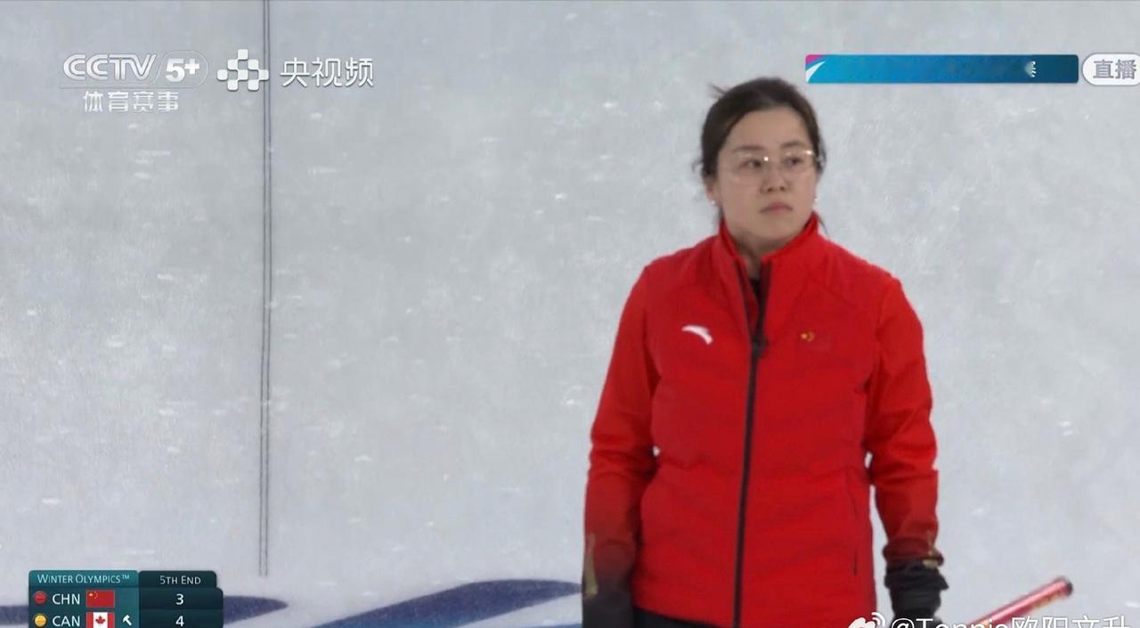 米兰冬奥会女子冰壶循环赛：中国队第五局后手1分，3-4落后，先手进入下半场。
真