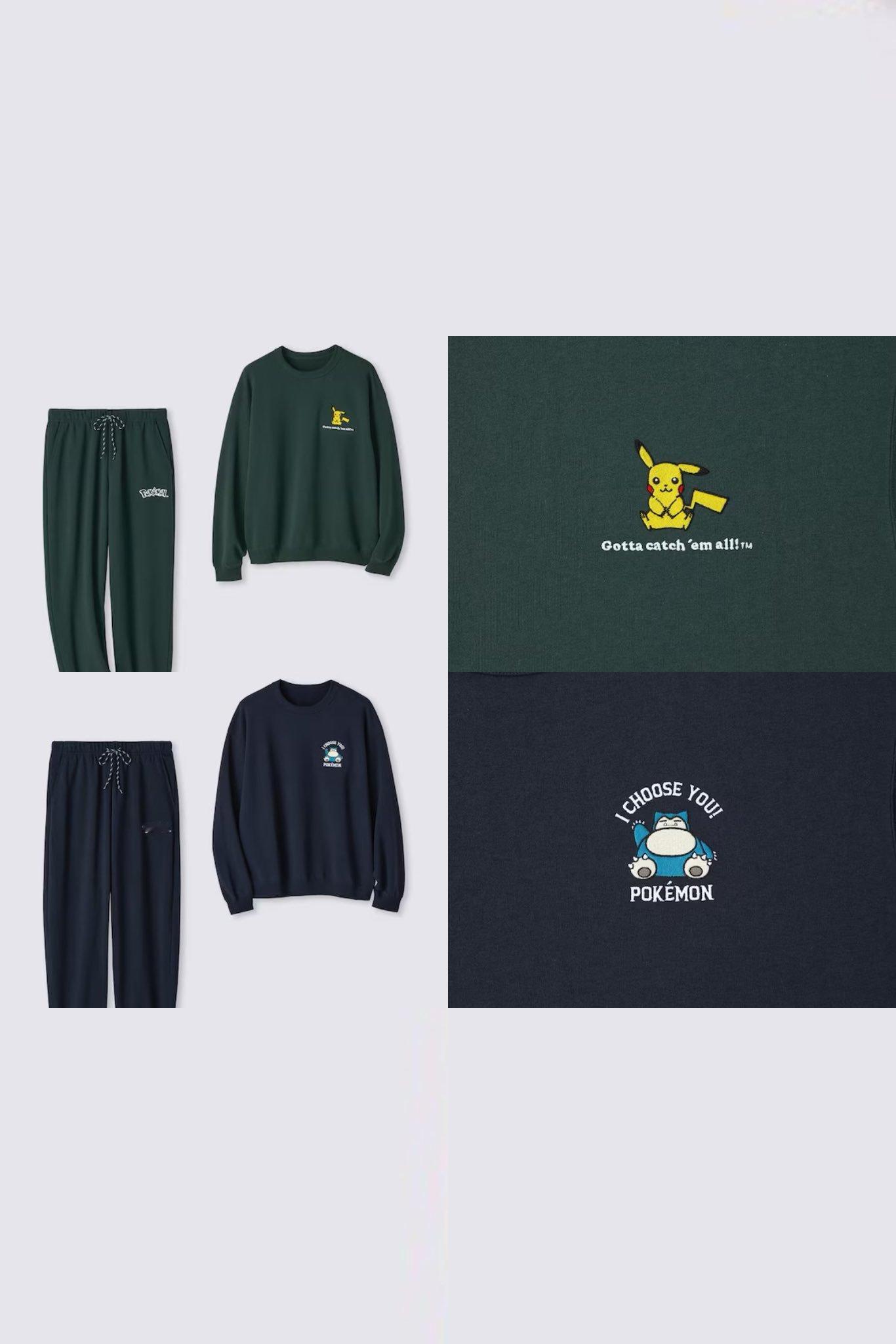 GU 宝可梦新品服饰预计10/23开售，以在森林中与宝可梦一同生活的训练家生活方
