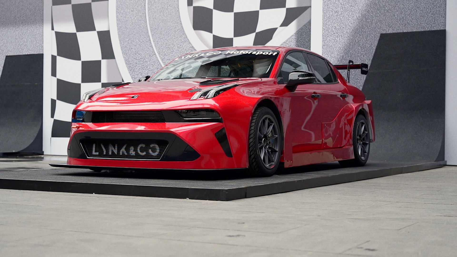 中国首款自研量产TCR赛车亮相虽然这几年领克03 TCR赛车在WTCR和TCR世