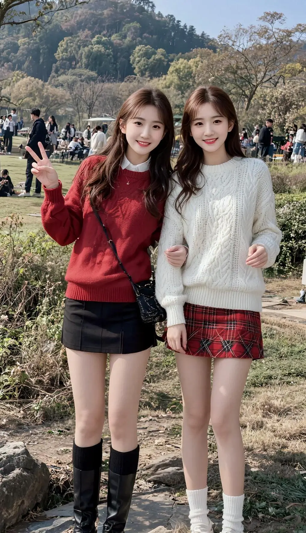 AI双姝生活照 随变ai随便玩