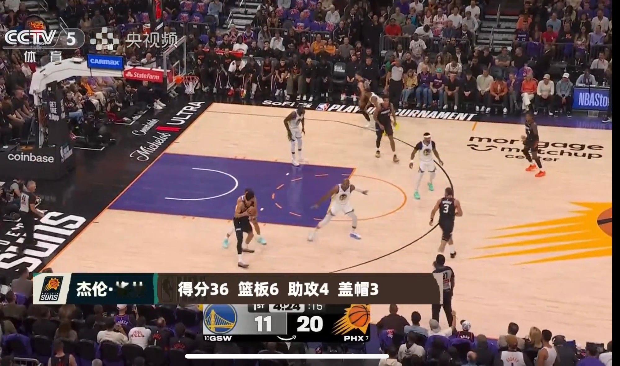 杰伦格林今天神了，嘎嘎拿分！！NBA